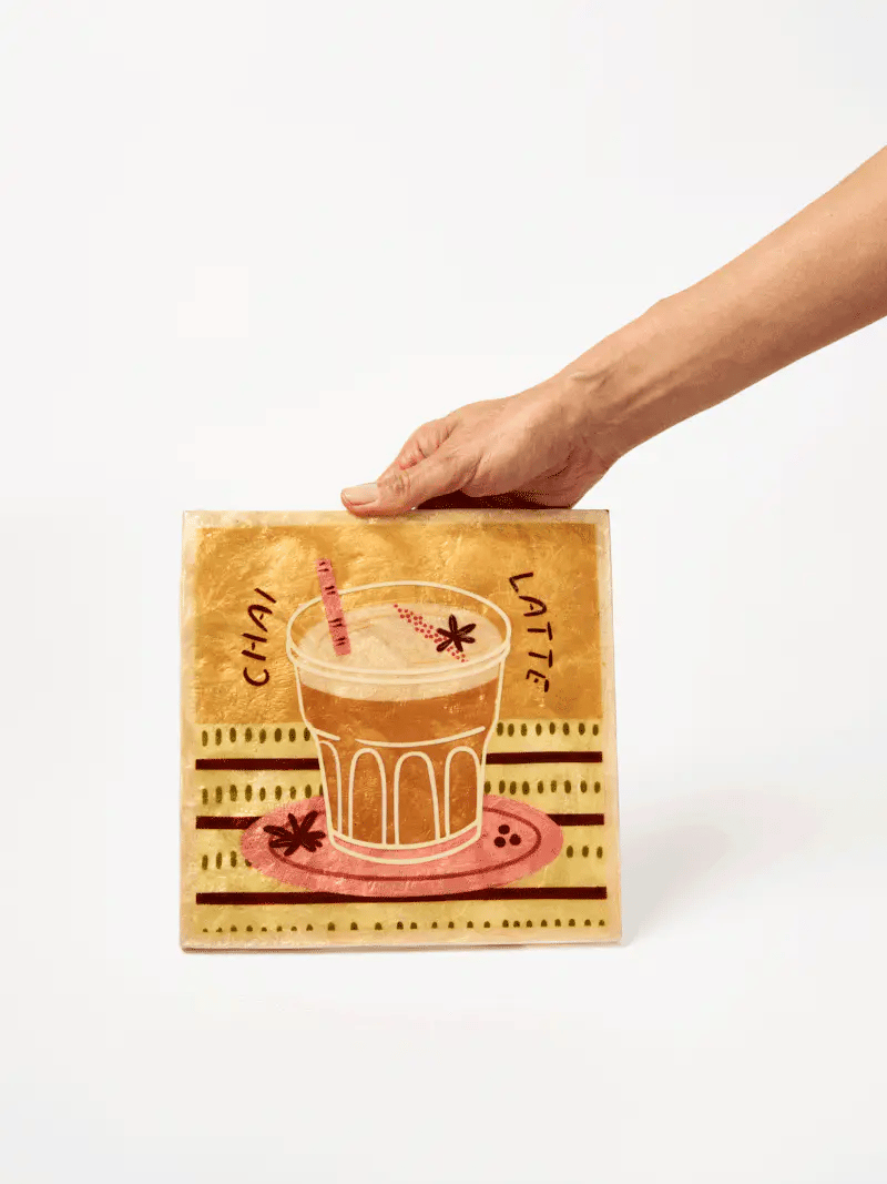BARISTA WALL ART - CHAI LATTE
