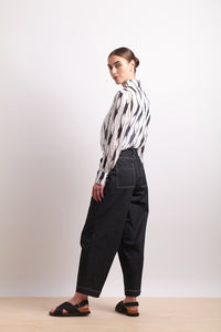 SOFT FOCUS SHIRT - LIQUORICE