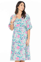 Load image into Gallery viewer, EVIE DRESS - CRETE PRINT