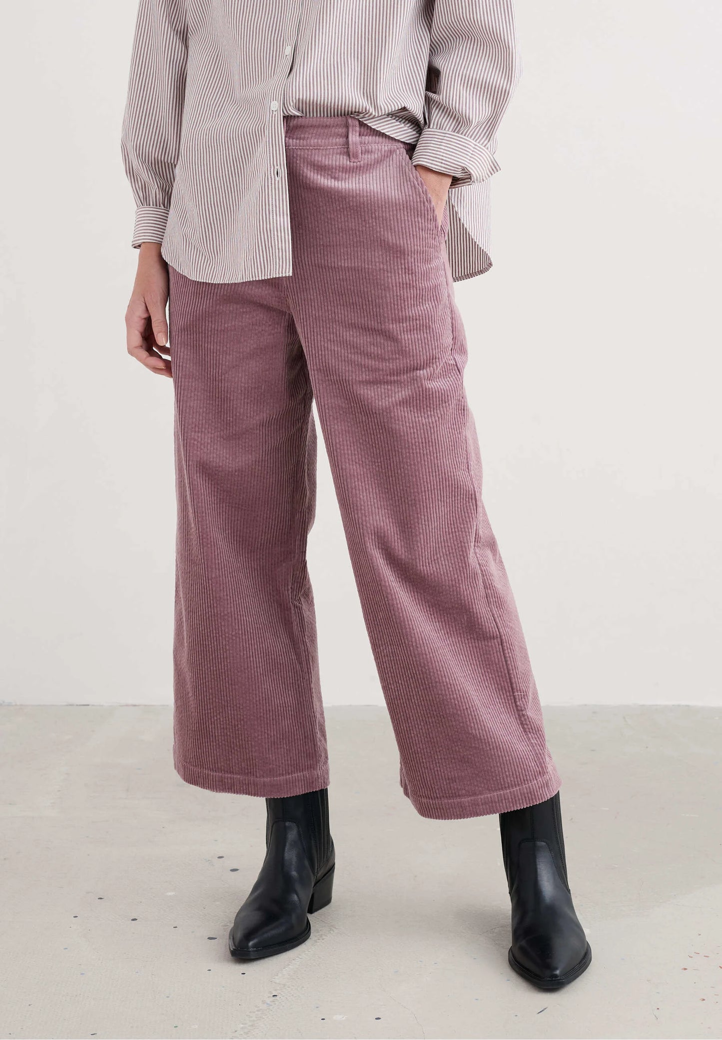 ASPHODEL TROUSER - ELDERBERRY