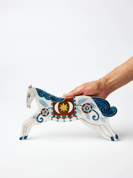 PALOMA WALL ART - WHITE HORSE