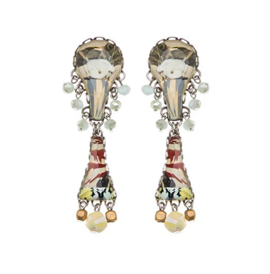 MUZUKA ELEGANT GLASS EARRINGS - NEPTUNES GARDEN SET