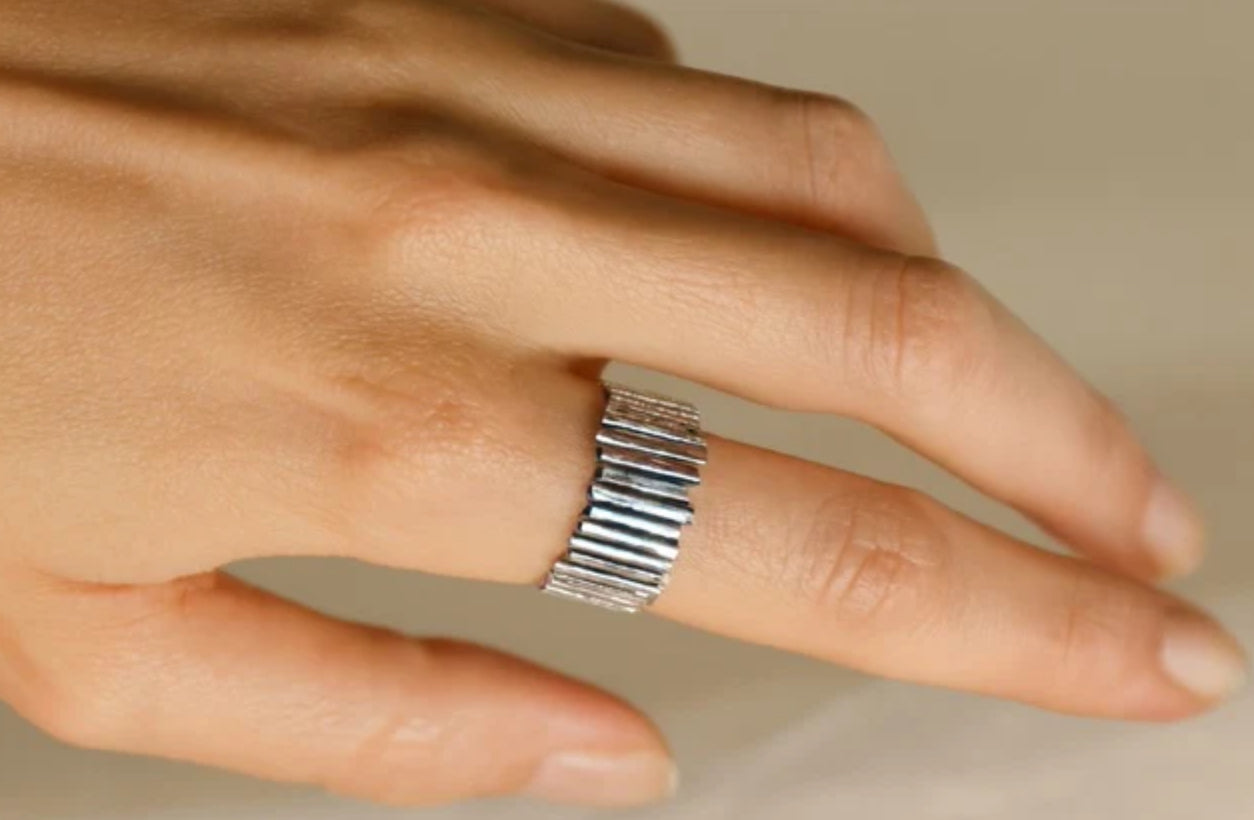 STERLING SILVER STICKS RING