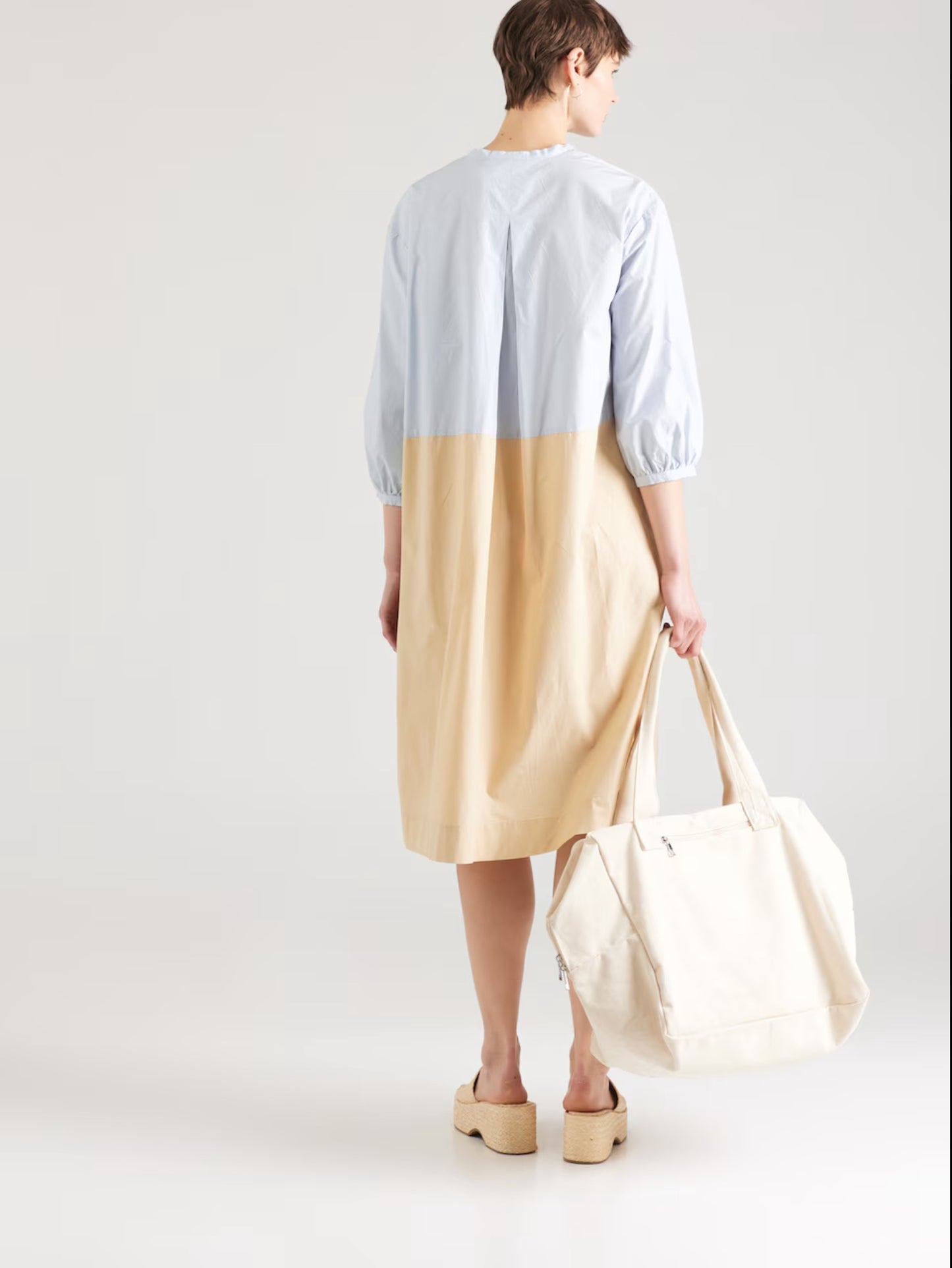 NISHAL DRESS - CELEDON BLUE