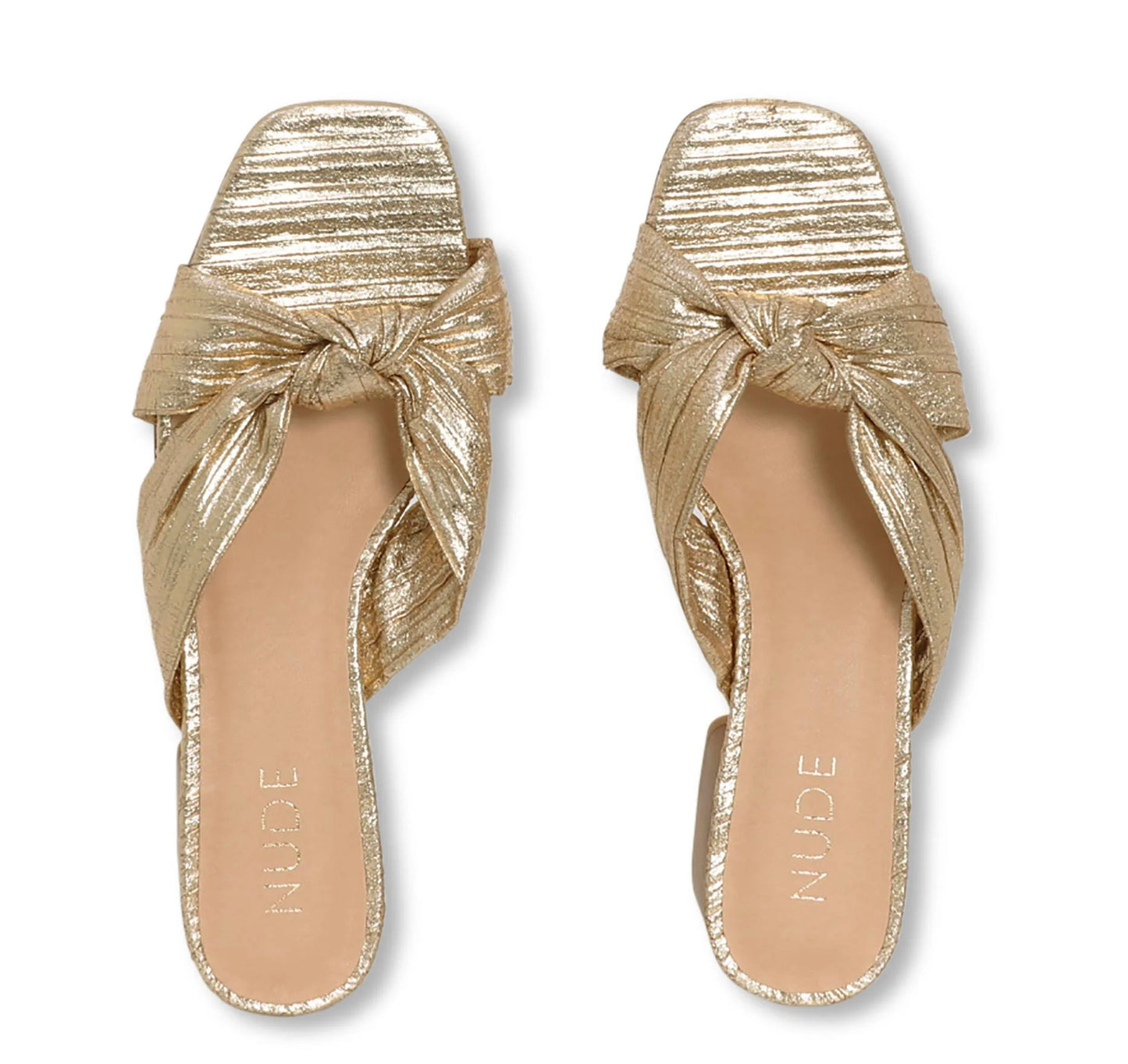 GEORGIE GOLD SHORT HEEL