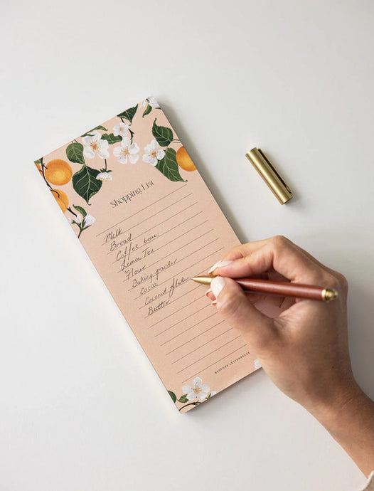 SHOPPING LIST - 	PEACHES