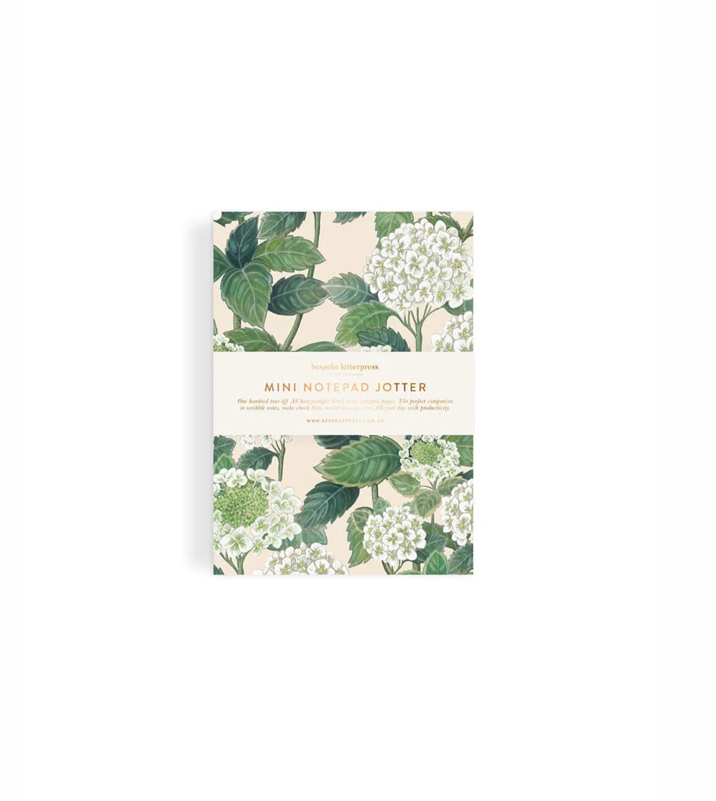 HYDRANGEA NOTEPAD MINI JOTTER