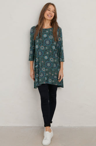 KILLIOW TUNIC - COMPASS ROSE ATLANTIC