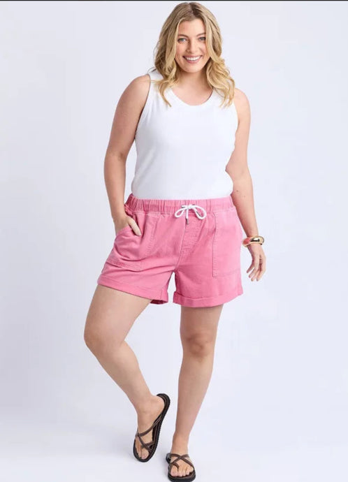 EMMA RELAXED SHORT - CHATEAU ROSE