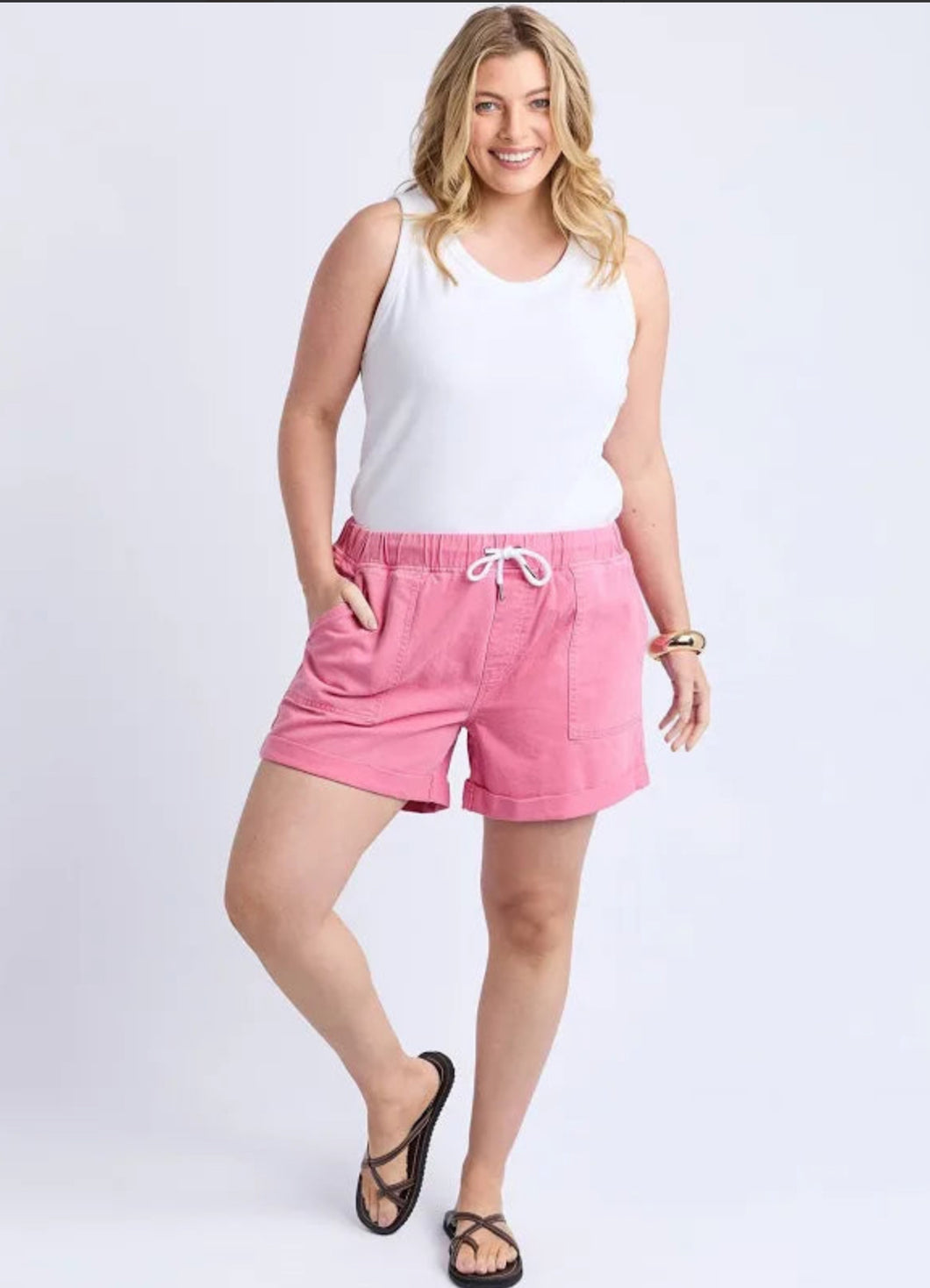 EMMA RELAXED SHORT - CHATEAU ROSE