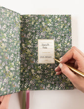 Load image into Gallery viewer, LINEN BOUND JOURNAL - SUMMER PERENNIALS (BULLET JOURNAL)