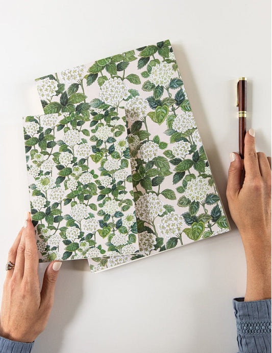 HYDRANGEA NOTEPAD JUMBO JOTTER