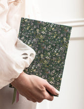 Load image into Gallery viewer, LINEN BOUND JOURNAL - SUMMER PERENNIALS (BULLET JOURNAL)