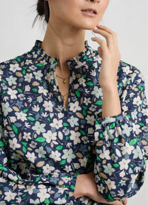 SEA FLOW TOP - BRUSHED HELLEBORE QUAY ARAN