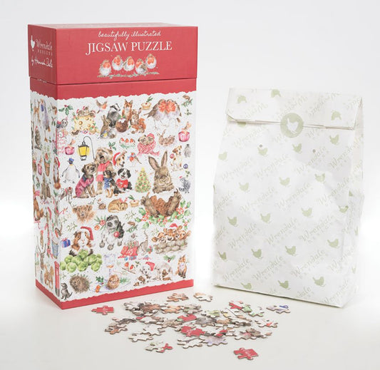 WRENDALE JIGSAW PUZZLE - THE COUNTRY SET CHRISTMAS