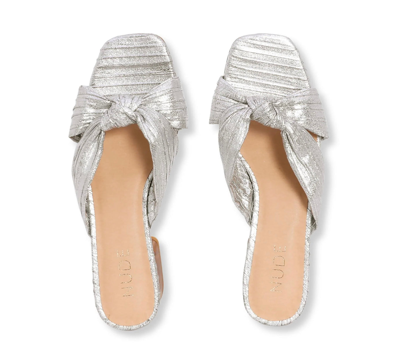 GEORGIE SILVER SHORT HEEL