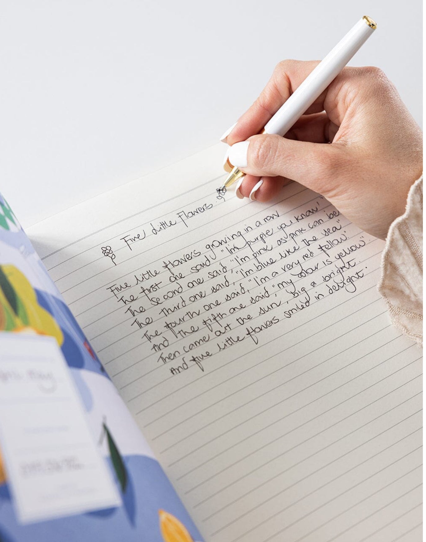 WORKBOOK LINED PAGES - BY THE SEA