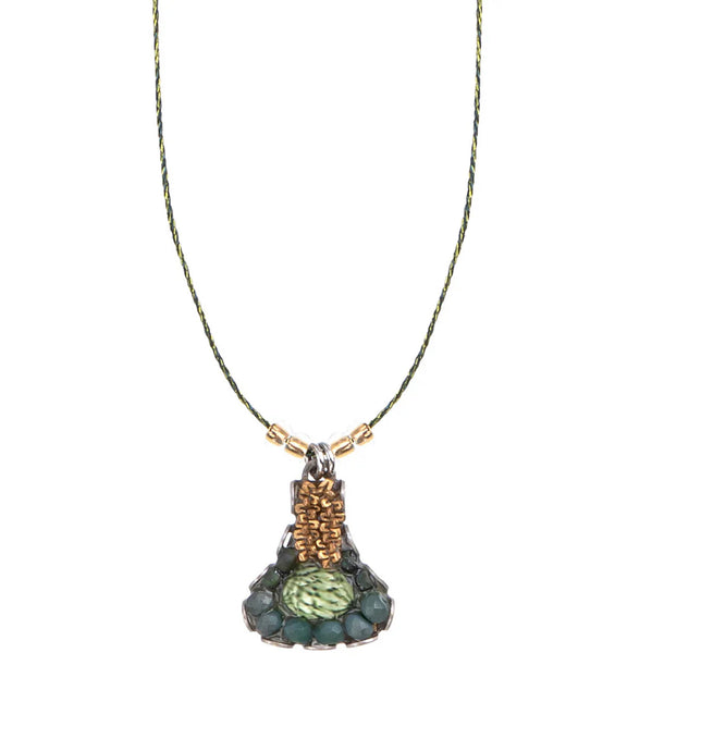 VIRIDIAN MOOD PENDANT NECKLACE