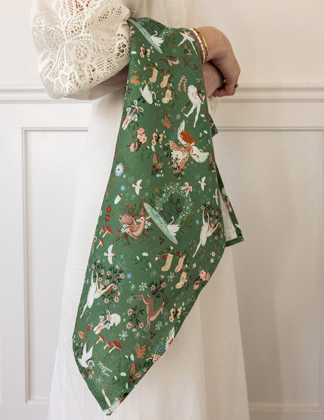 LINEN TEA TOWELS - FAIRYTALE CHRISTMAS