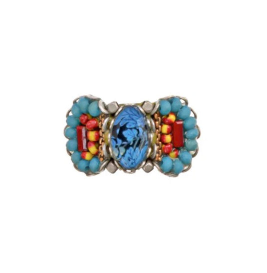 SOLSTICE BEADED RING - HEATWAVE SET