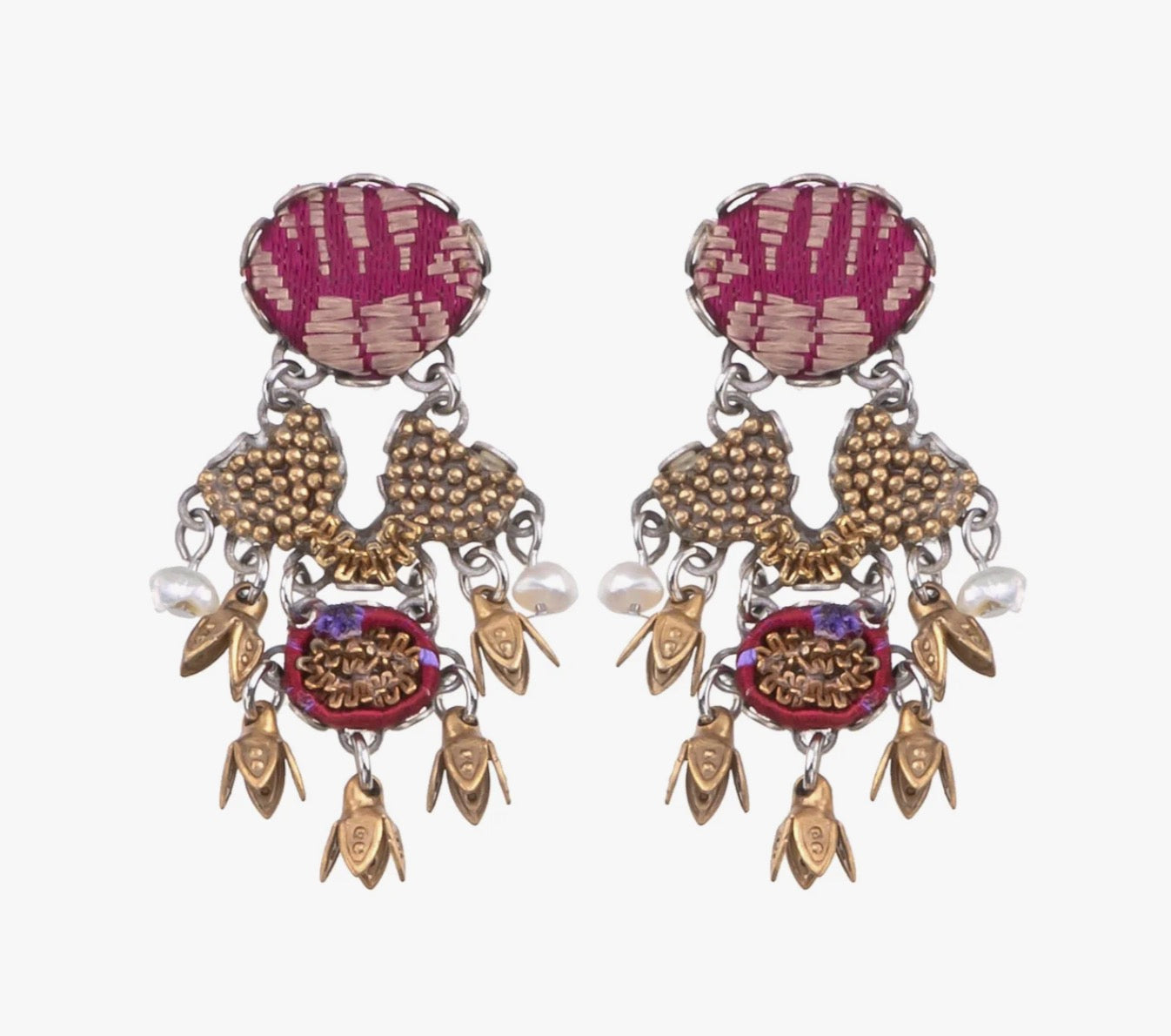 LZUMI RED DELICATE EARRINGS - ANCIENT ROYALTY SET