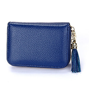 LEATHER RFID CARD HOLDER