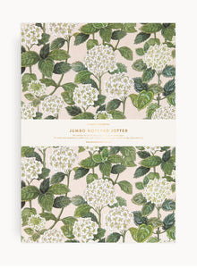 HYDRANGEA NOTEPAD JUMBO JOTTER
