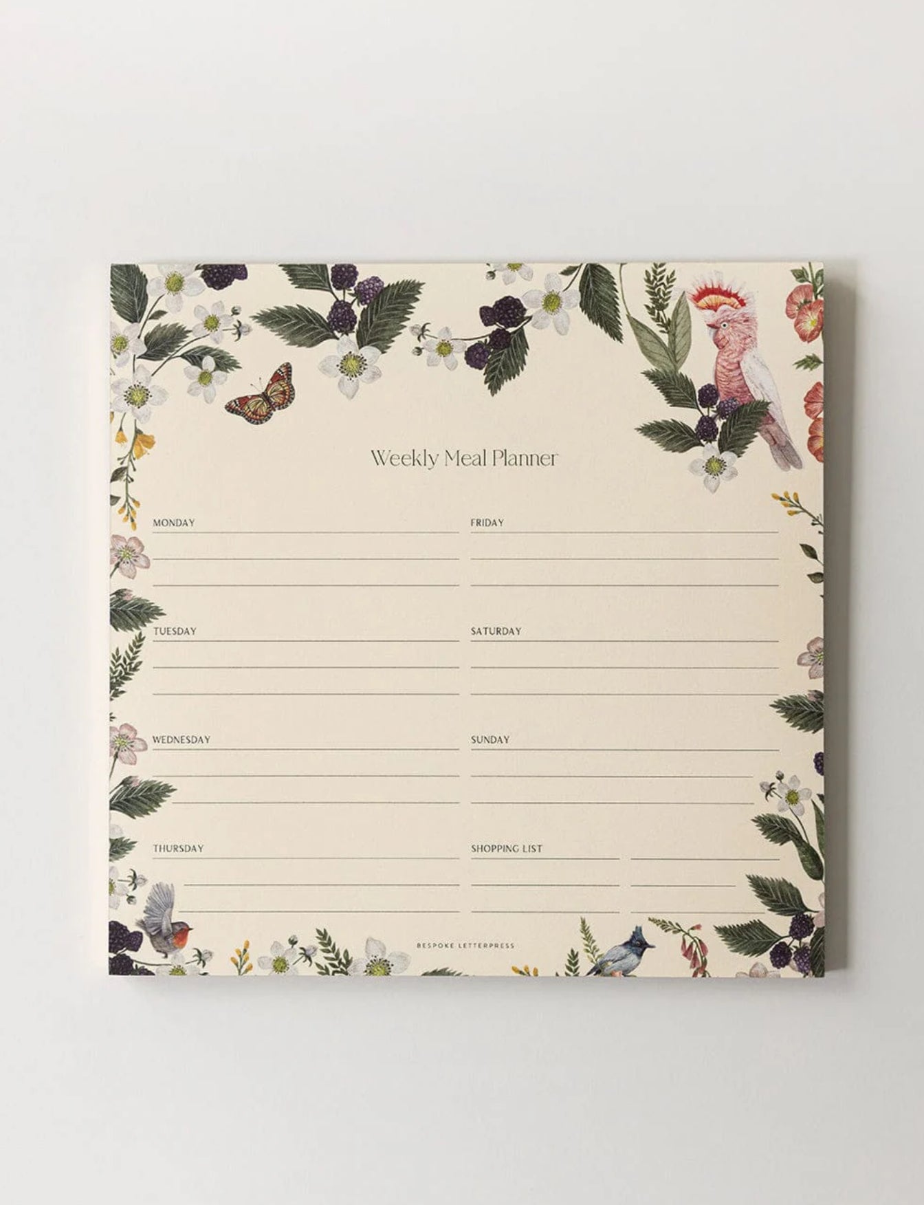 WEEKLY MEAL PLANNER