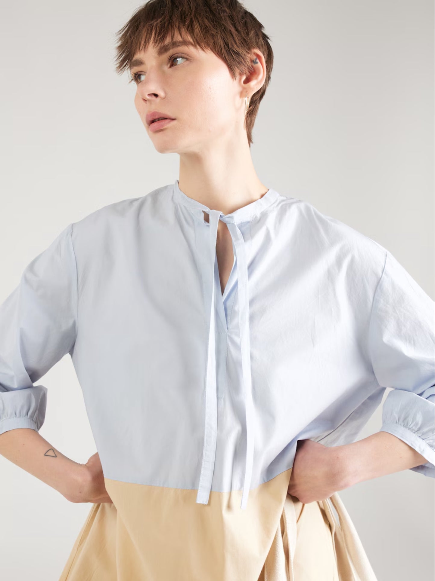 NISHAL DRESS - CELEDON BLUE