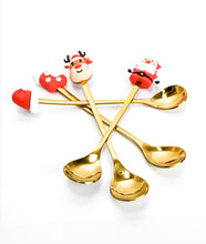 Load image into Gallery viewer, BEST WISHES CHRISTMAS SPOON SET