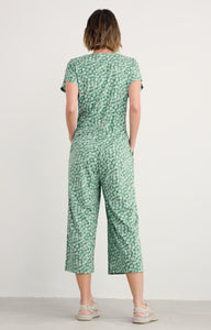 ROSE TRELLIS JUMPSUIT - SCREENPRINT DAISY ISLAND