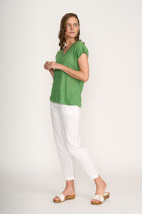 LEADING LADY TOP - PALM LEAF