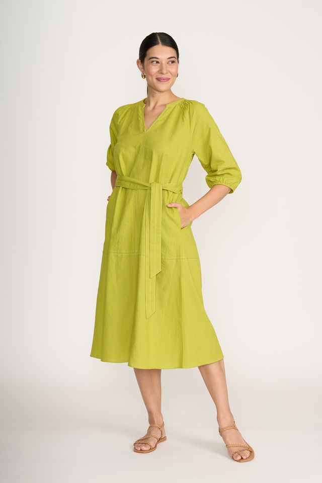 SHOUT ABOUT DRESS - CHARTREUSE