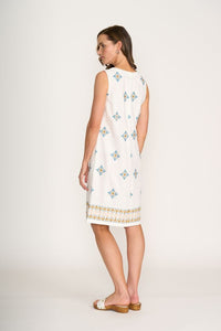 SEW & SEW DRESS - PINK TILE