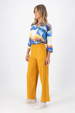 Load image into Gallery viewer, PEGGY LONG PANTS - LINO MUSTARD YELLOW IN LINEN