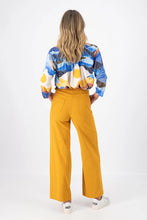 Load image into Gallery viewer, PEGGY LONG PANTS - LINO MUSTARD YELLOW IN LINEN