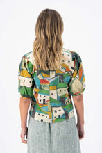 Load image into Gallery viewer, PUEBLITO BLOUSE - GREEN IN COTTON