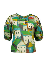 Load image into Gallery viewer, PUEBLITO BLOUSE - GREEN IN COTTON