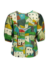 Load image into Gallery viewer, PUEBLITO BLOUSE - GREEN IN COTTON