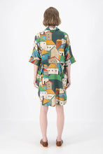 Load image into Gallery viewer, PUEBLITO ESTILO SHIFT DRESS - GREEN