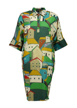 Load image into Gallery viewer, PUEBLITO ESTILO SHIFT DRESS - GREEN