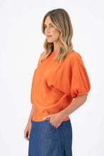 Load image into Gallery viewer, SKYSCRAPER CAMISA - ORANGE TENCEL