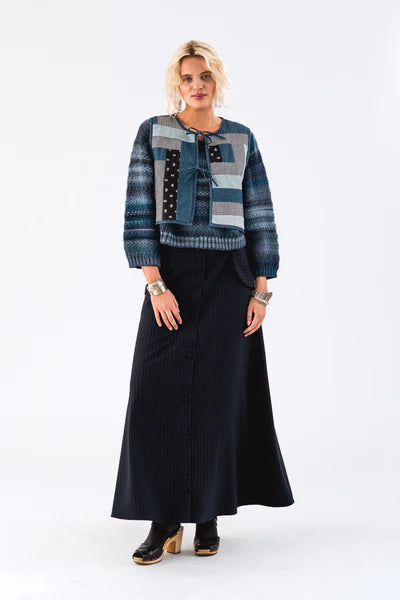 ISLA VEST - BLUE PATCHWORK