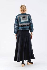 ISLA VEST - BLUE PATCHWORK