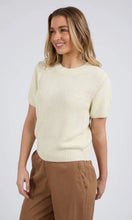 Load image into Gallery viewer, BLAIR SHORT SLEEVE KNIT - WHITE