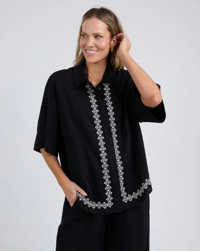 NINA EMBROIDERED TOP