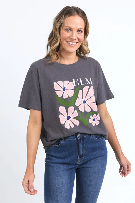 LULA TEE - WASHED BLACK