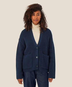 LEXIE CARDIGAN - NAVY
