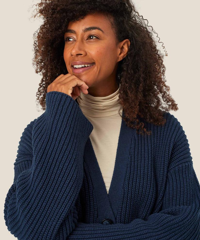 LEXIE CARDIGAN - NAVY