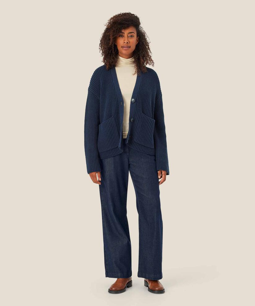 LEXIE CARDIGAN - NAVY